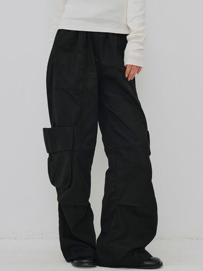 folding waist jogger pants