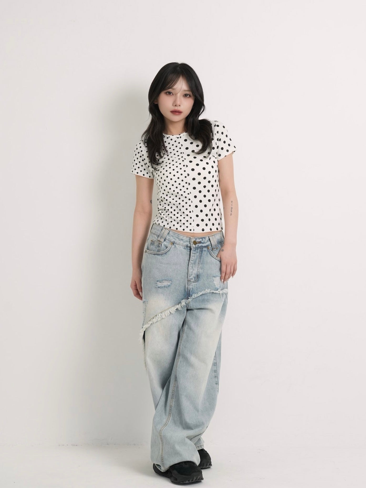 panel half dot tops