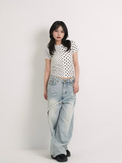 panel half dot tops