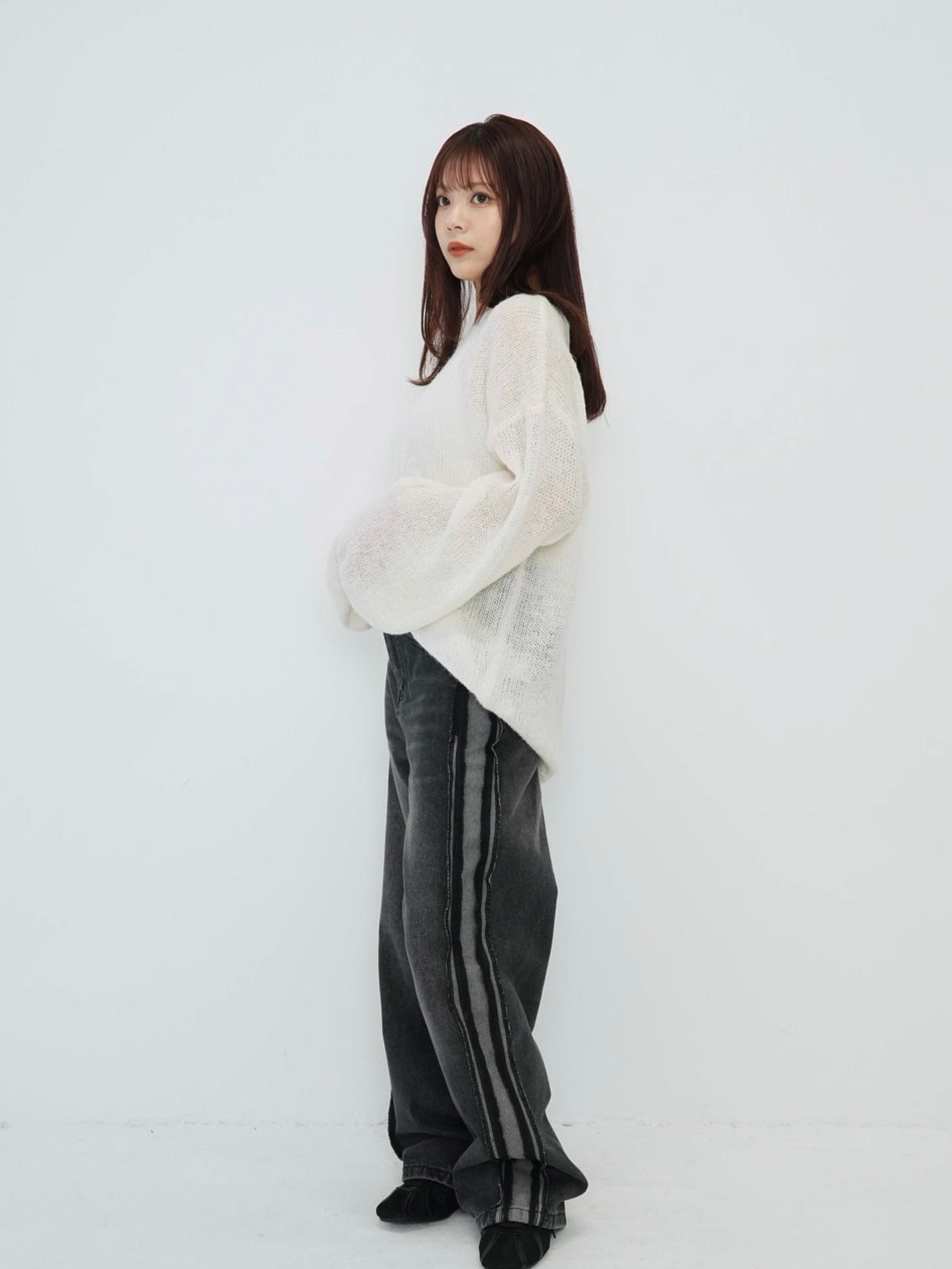 line track denim