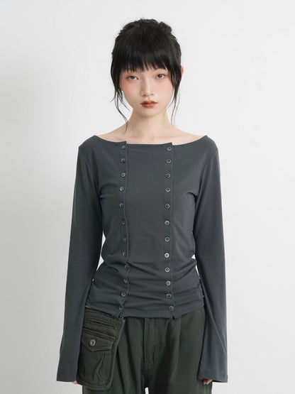double row button tops