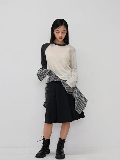 side flare raglan tops
