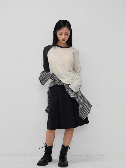 side flare raglan tops