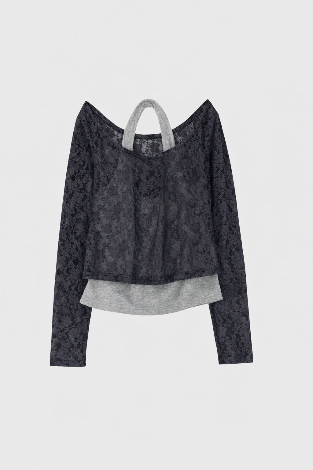 layered lace halter tops