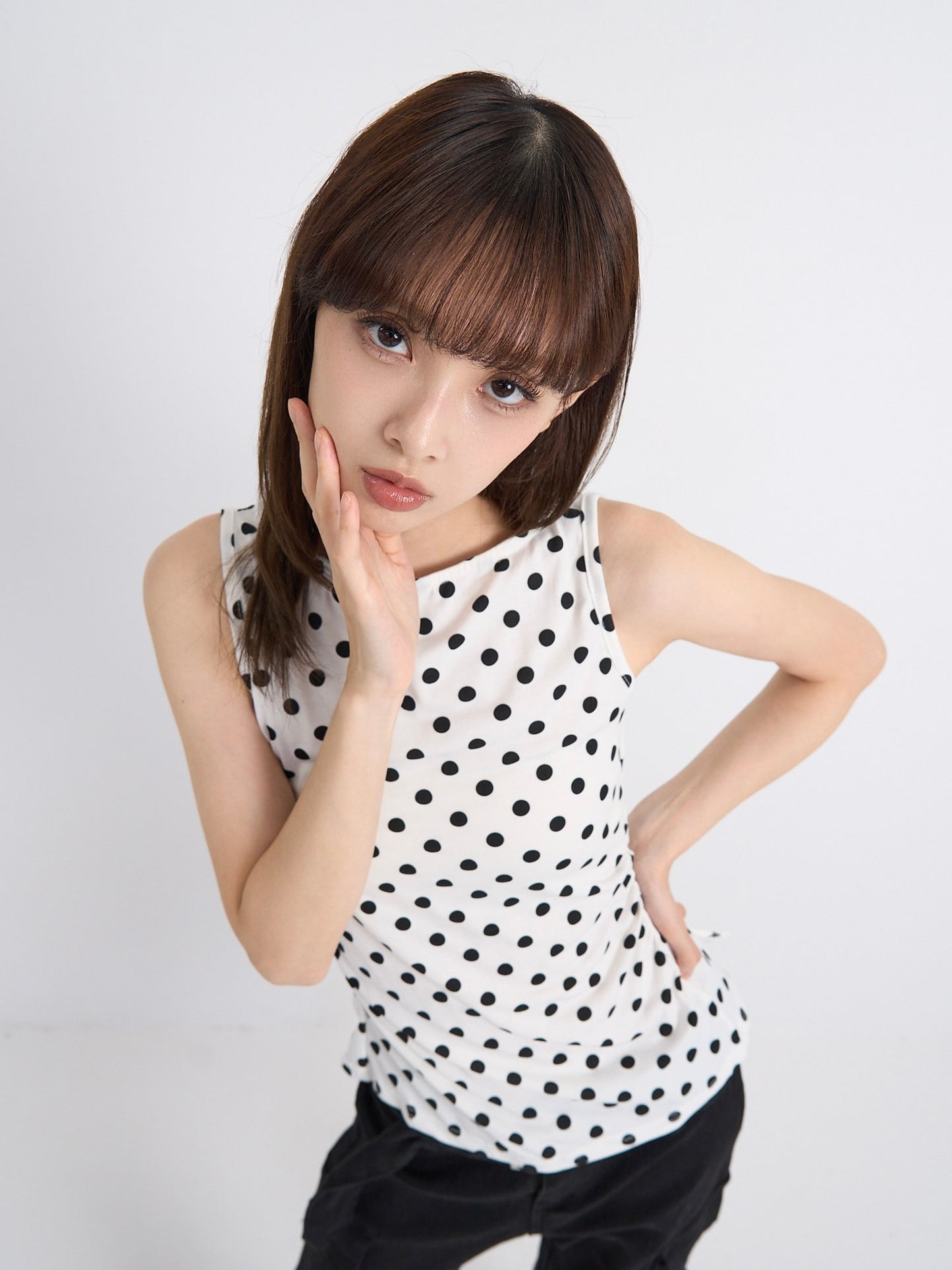 dot back cut out tops