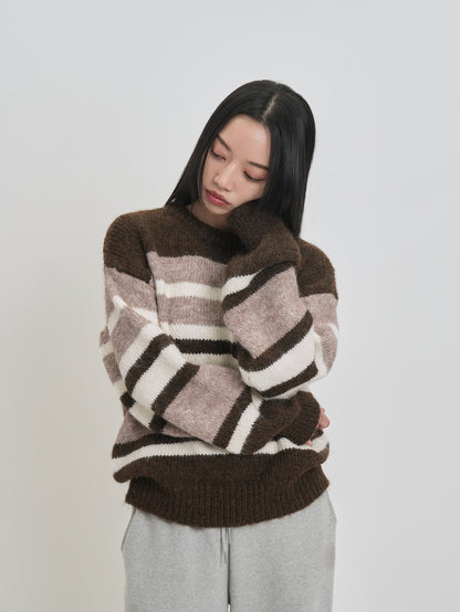 random boarder wool knit