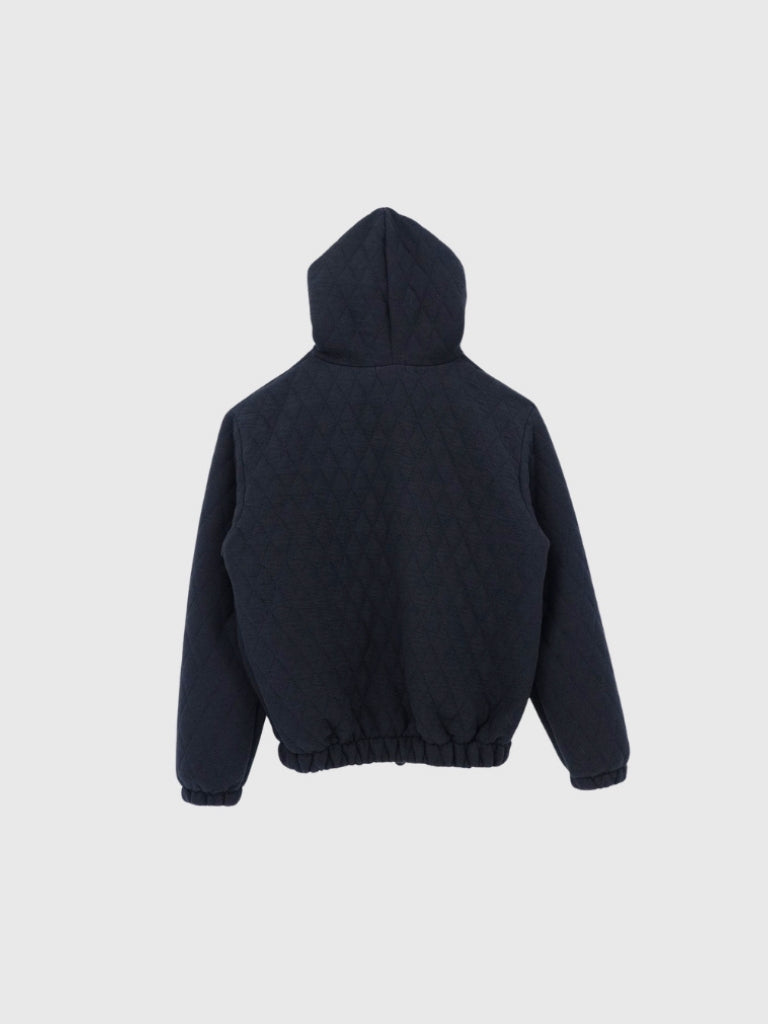 soft quilting hoodie