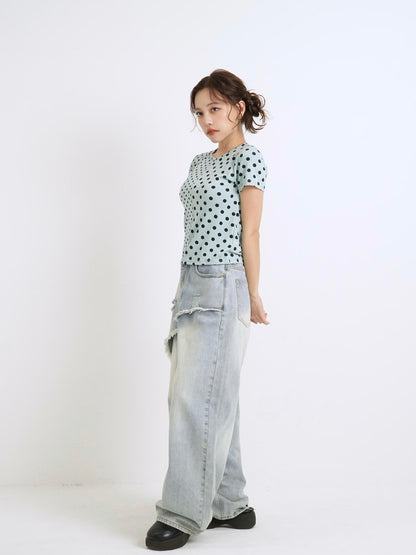 panel half dot tops