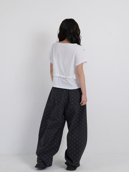 star dot balloon pants