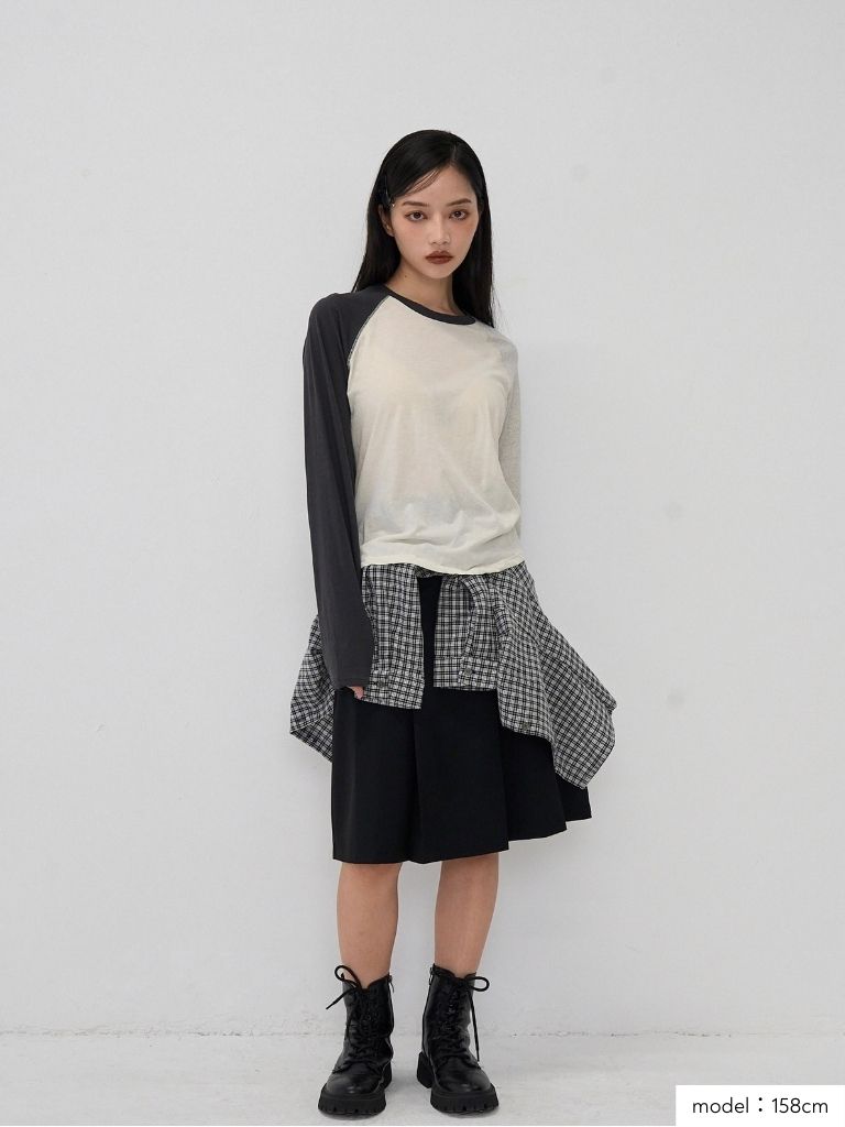 side flare raglan tops