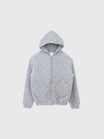 soft quilting hoodie