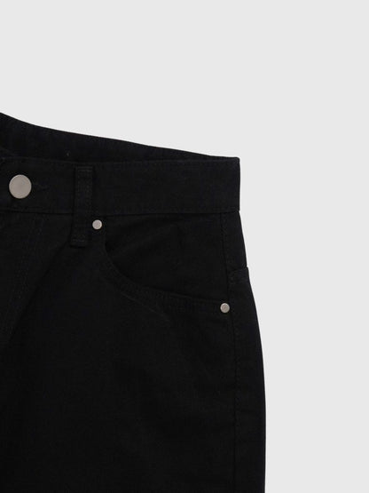 metal stud bermuda pants