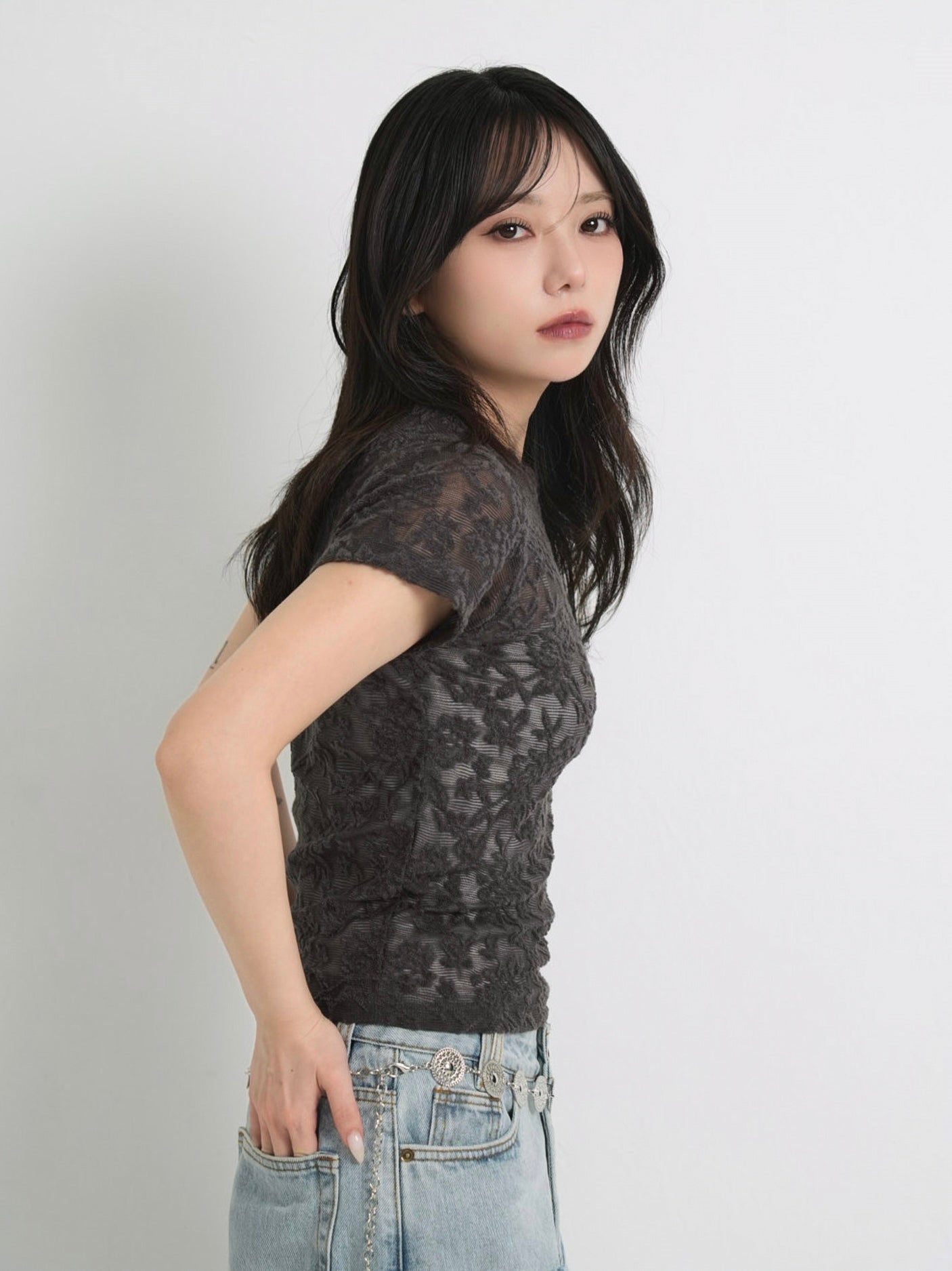 flower lace t