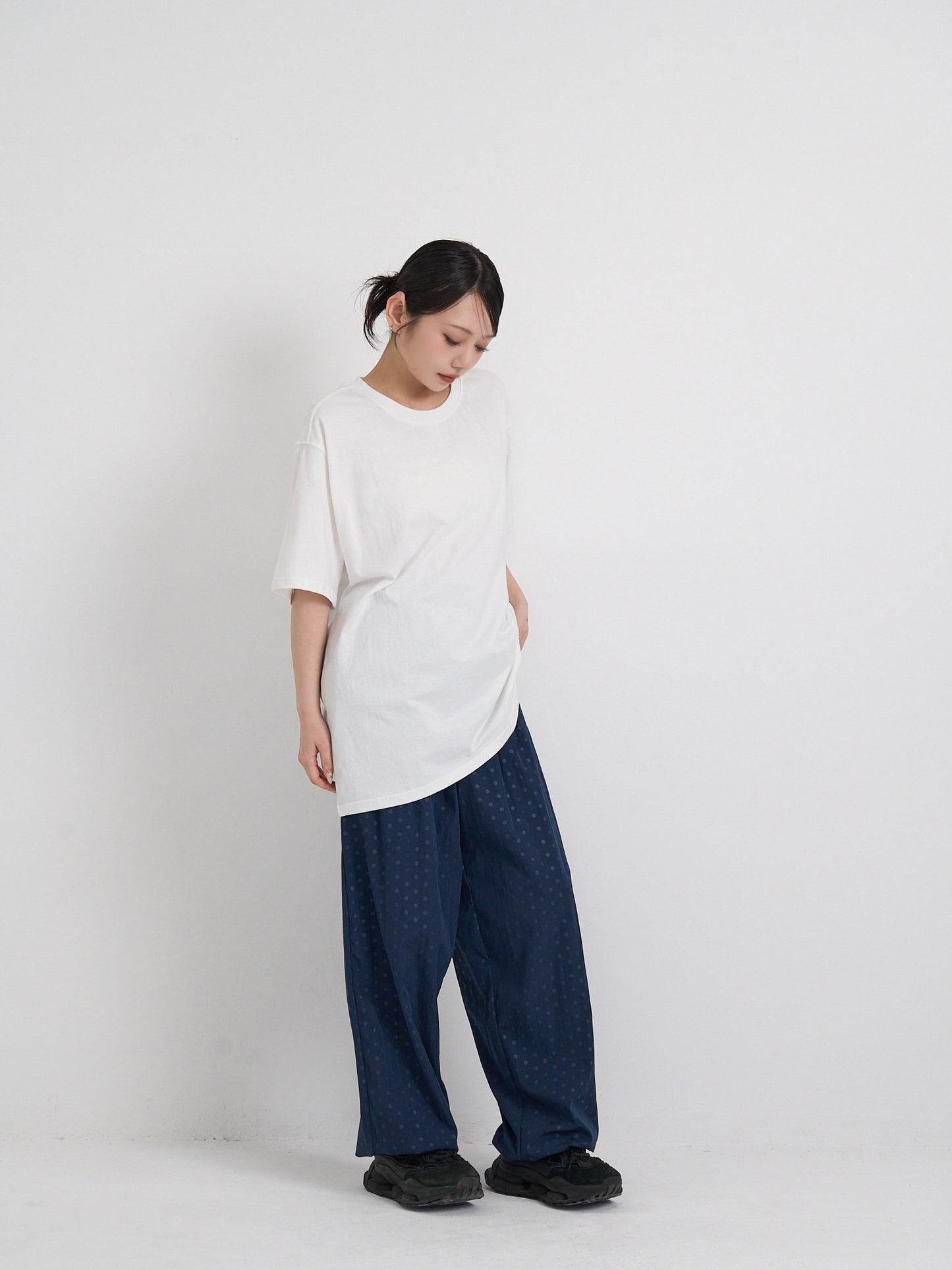 drawstring dot pants