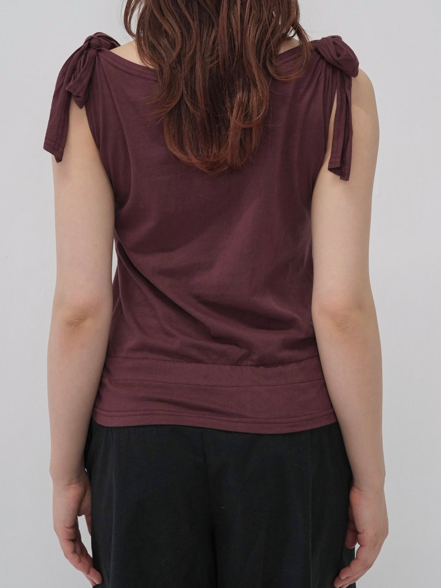 ribbon strap gather tops