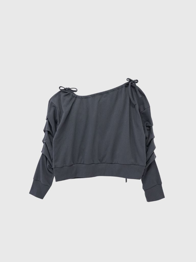 ribbon off shoulder tops