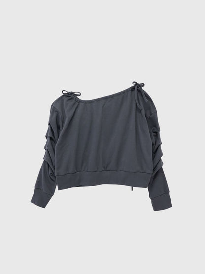 ribbon off shoulder tops