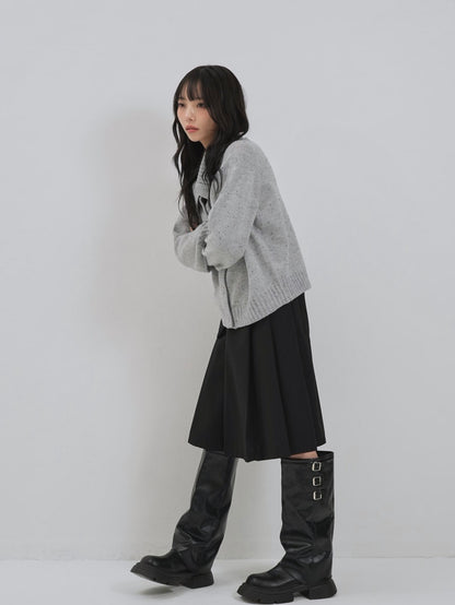 nep high neck cardigan