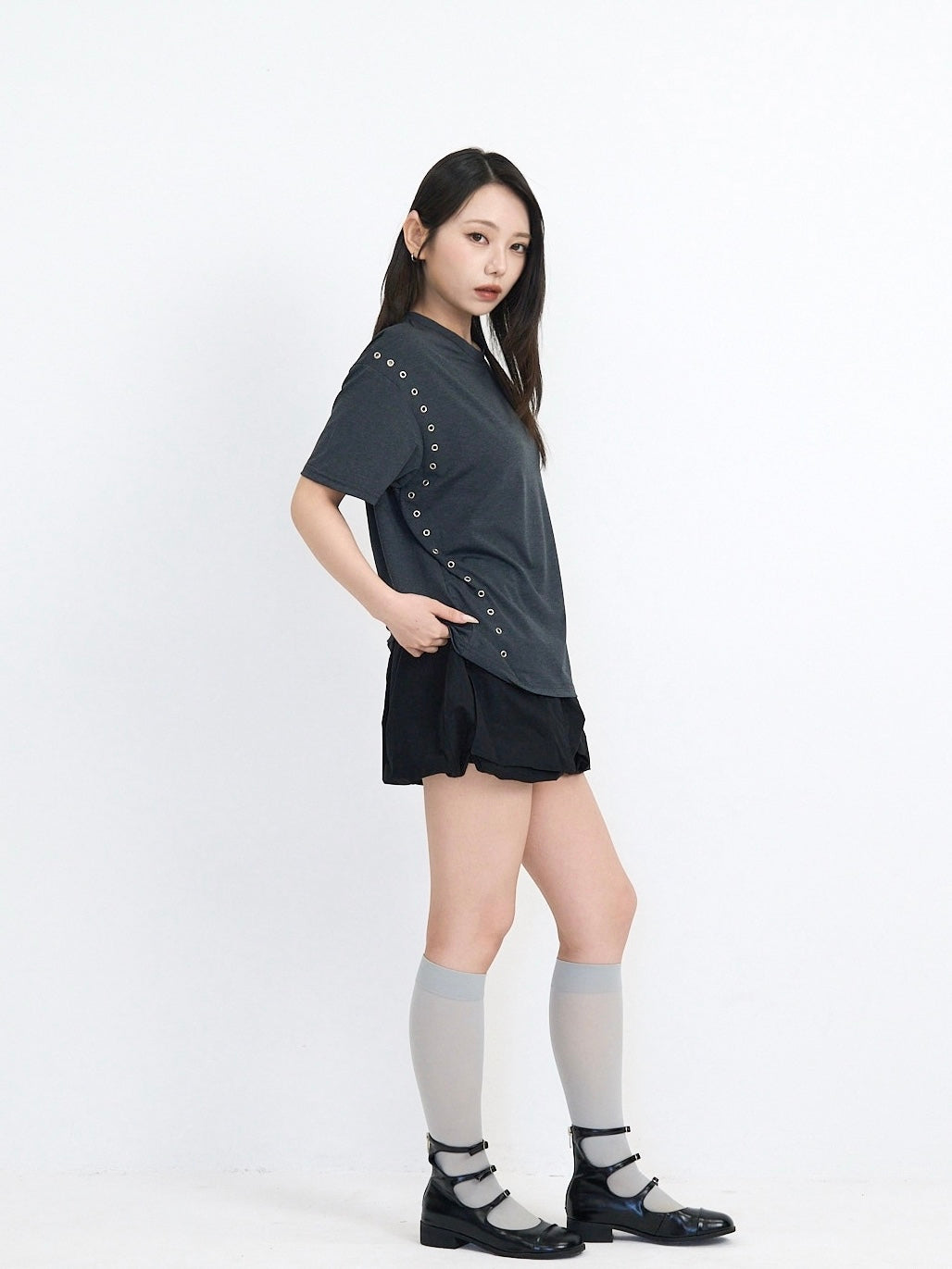 eyelet line tops