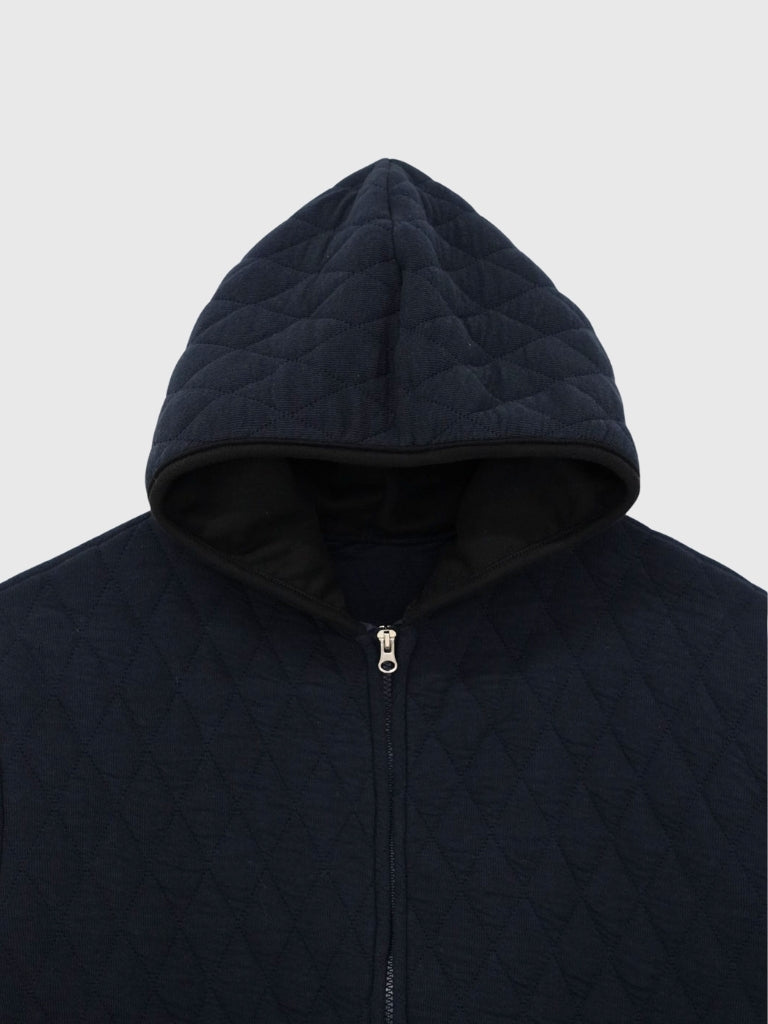 soft quilting hoodie