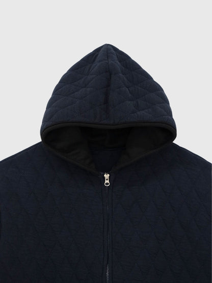 soft quilting hoodie