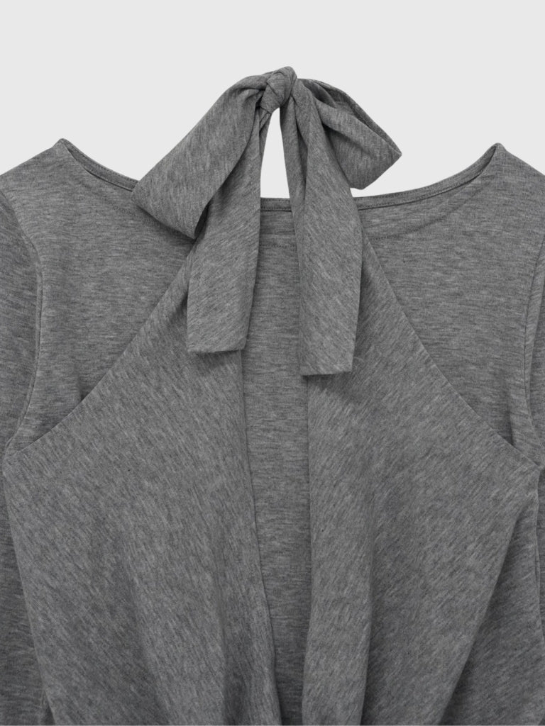 halter drape tops