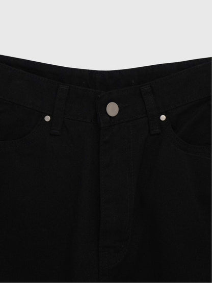 metal stud bermuda pants