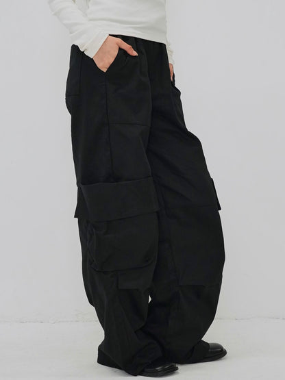 folding waist jogger pants