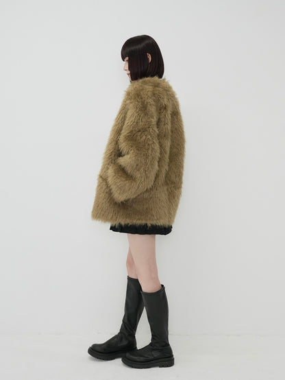 faux fur coat