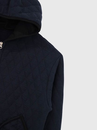 soft quilting hoodie