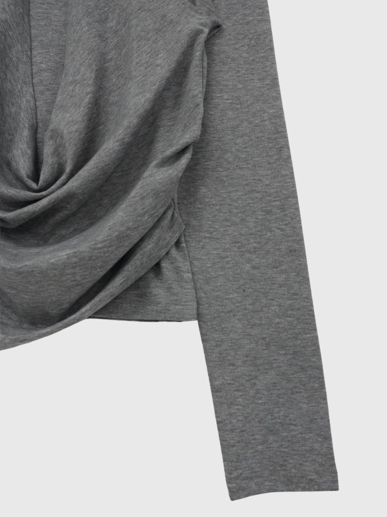 halter drape tops
