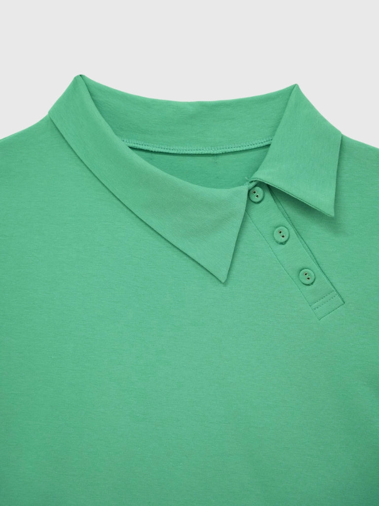 mini collar compact tops