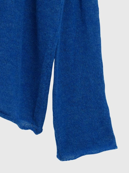 wool off shoulder knit