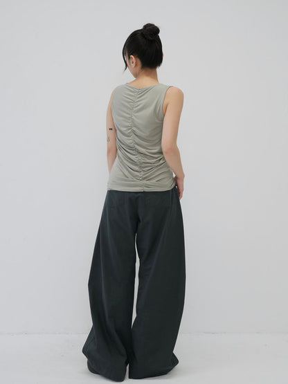 ruched drape tops