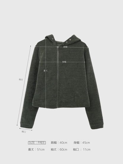 fabric hood zip tops