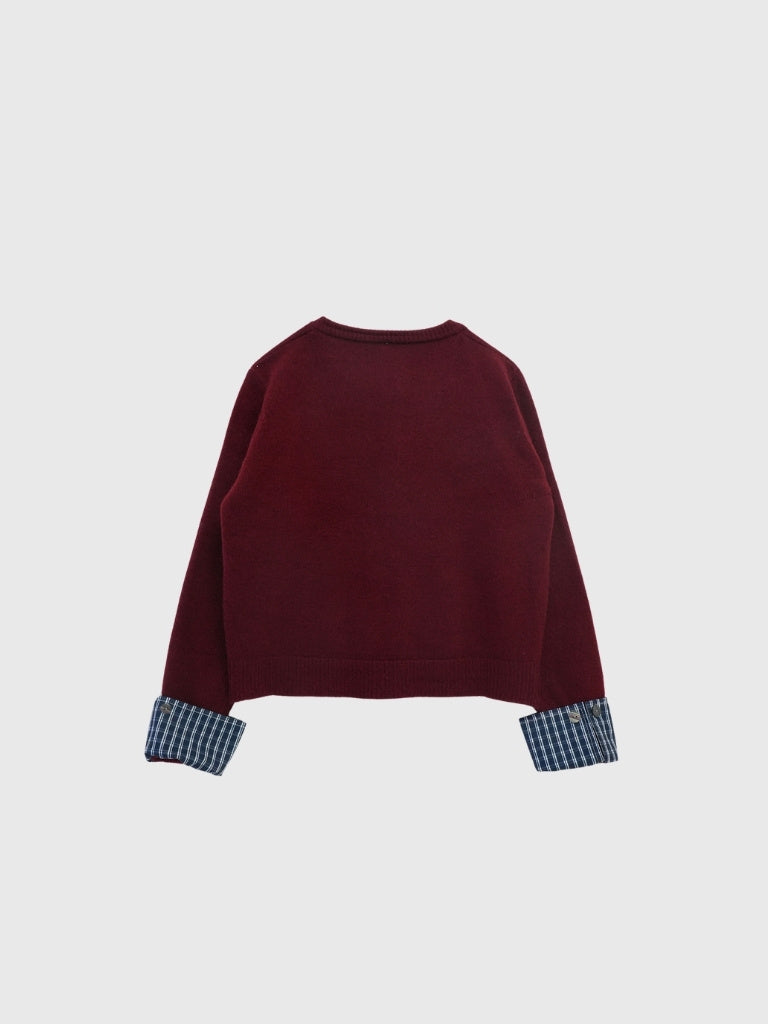 check shirt knit