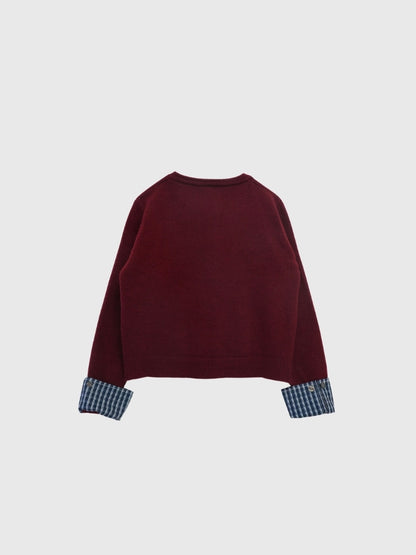 check shirt knit