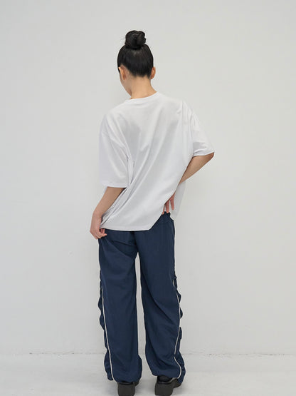 piping shirring pants