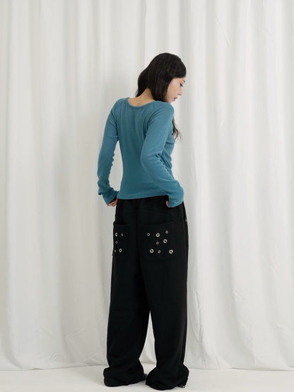 waist design tops