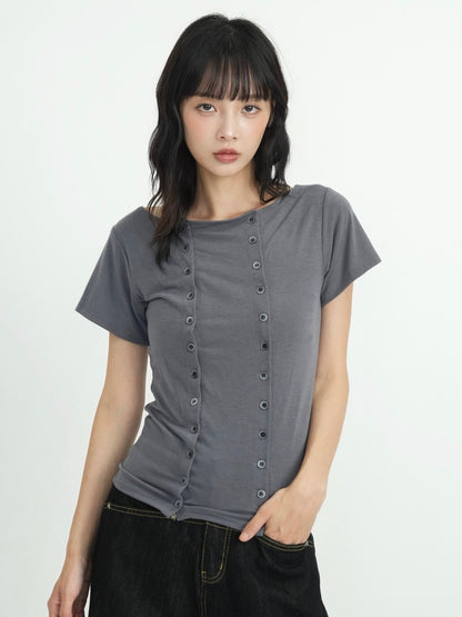 double button tops
