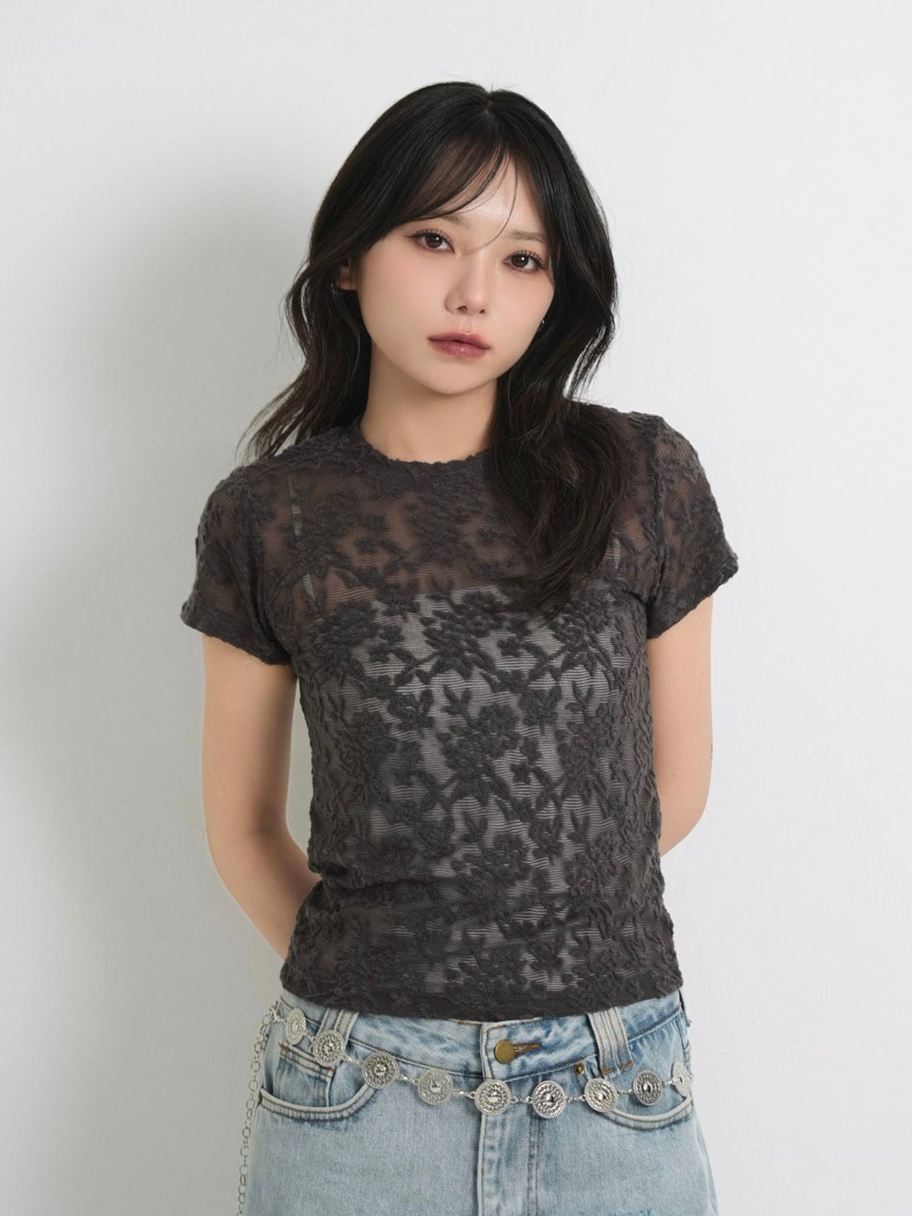flower lace t