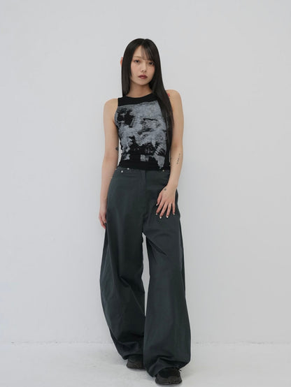 art print tank top