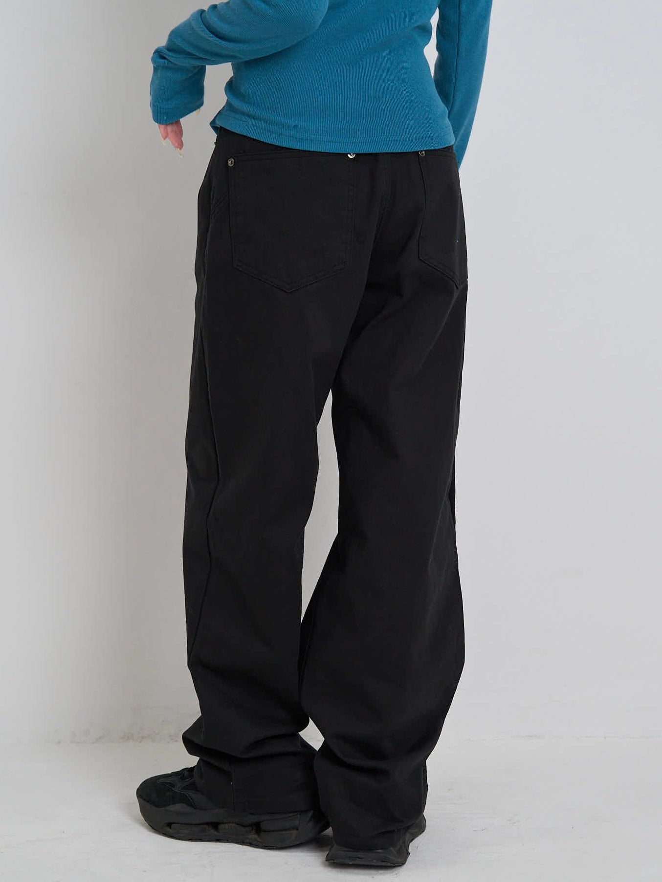 straight cotton pants