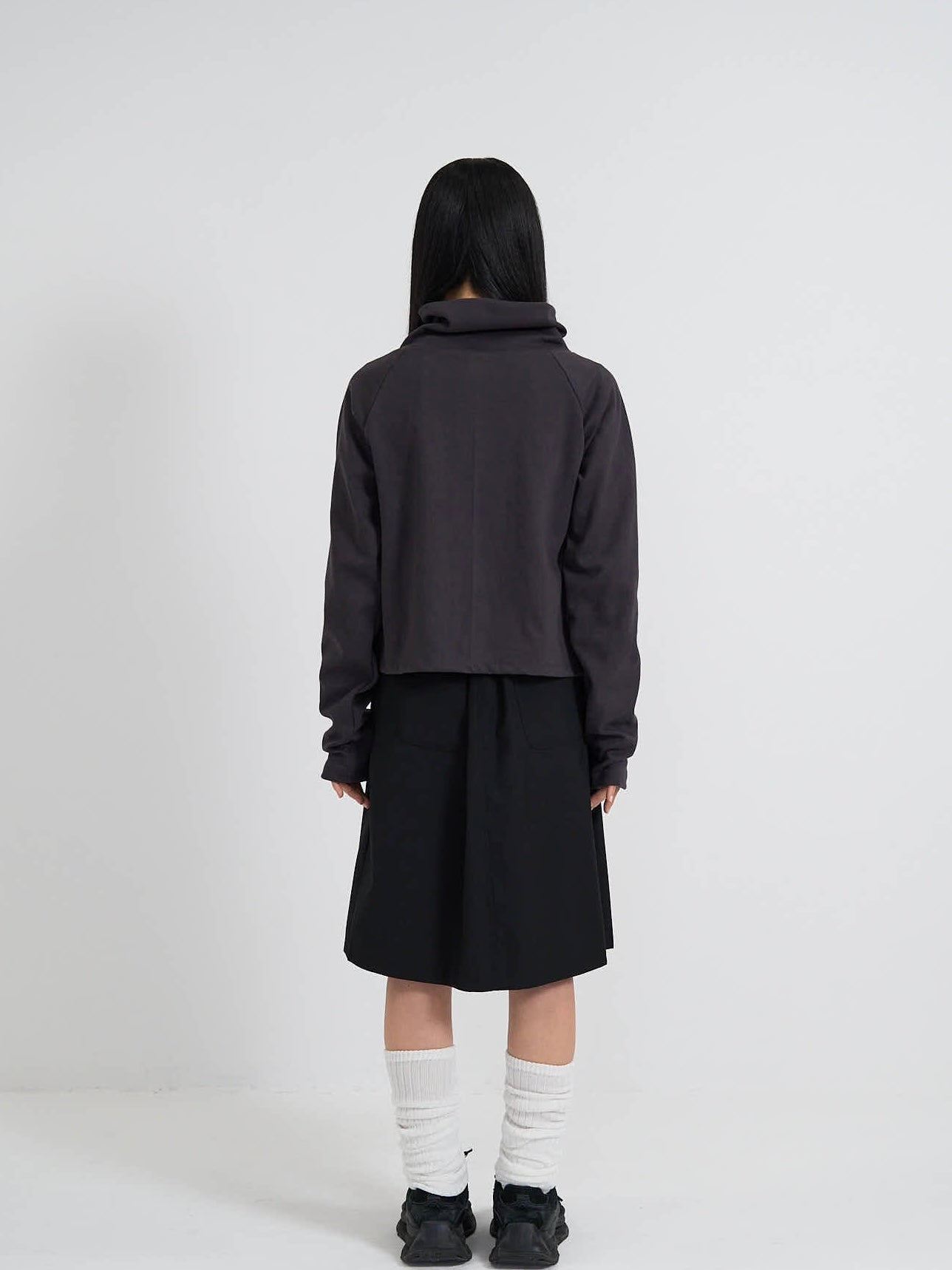 minimal double button cardigan