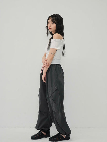 accent string pants
