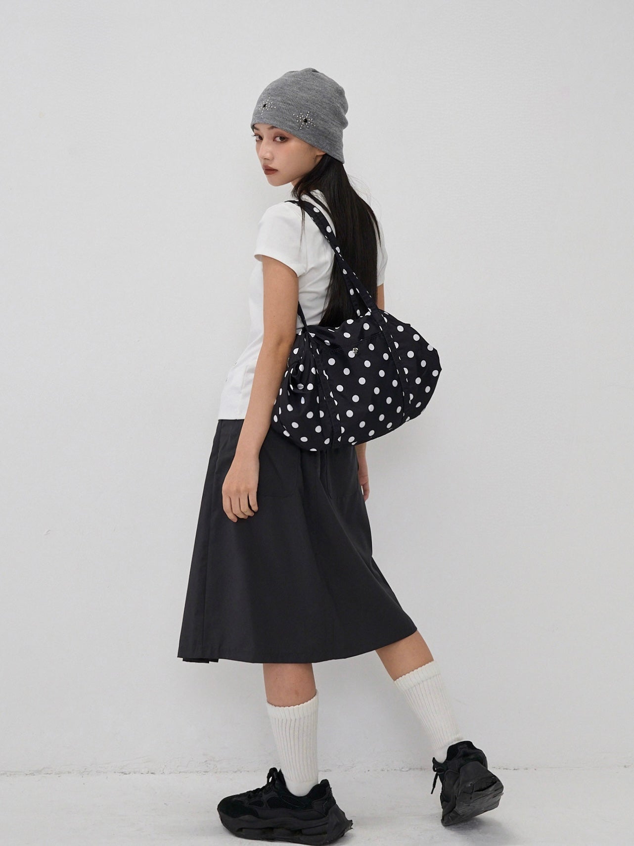 polka dot bag