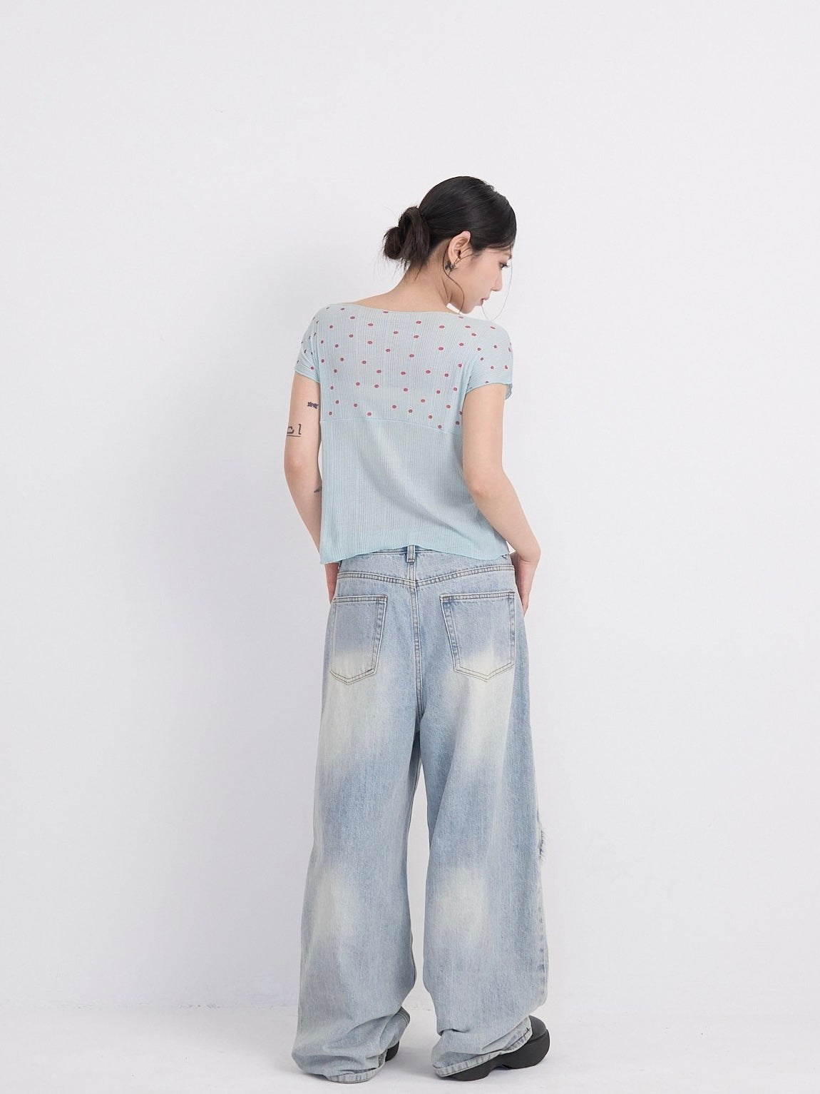 yoke dot rib tops