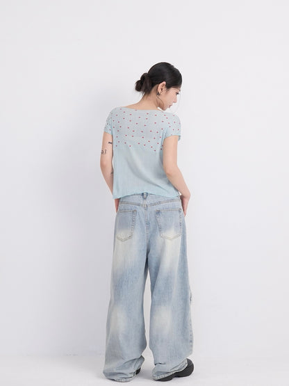 yoke dot rib tops