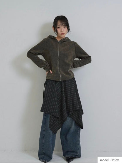 fabric hood zip tops