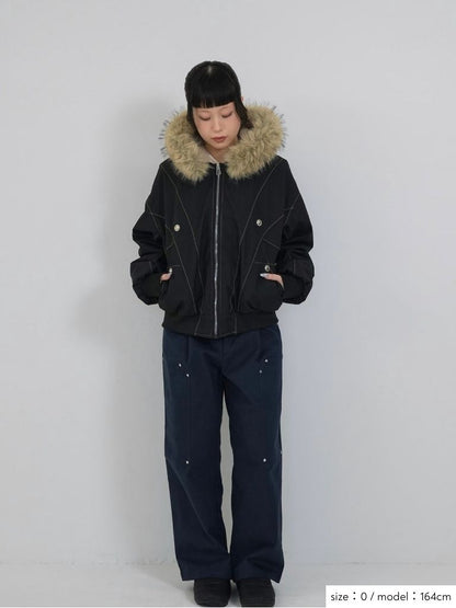 mini studs wide pants